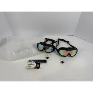 Frame Anti-Fog Swimming Goggles For Adults, HD Electroplated Lens, UV Protection